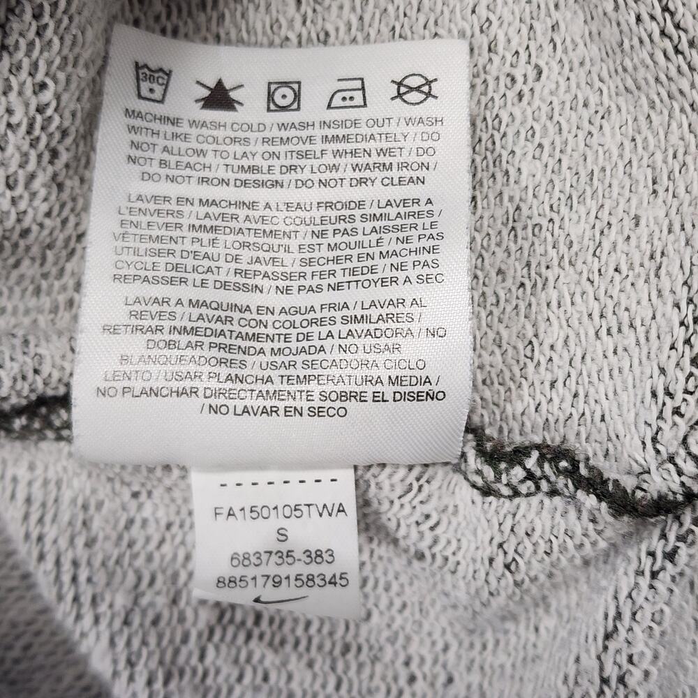 Nike Sweatshirt Olive Green Graphic Swoosh Crewneck Pullover Small Unisex - Picture 7 of 11